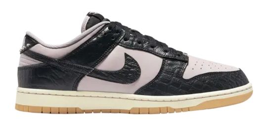 Dunk Low 'Black Platinum Violet Croc'