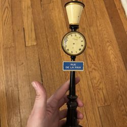 Antique Rue de la Paix clock