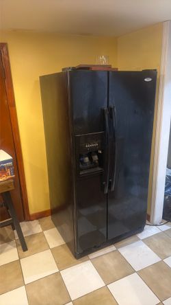 Black Whirlpool Fridge