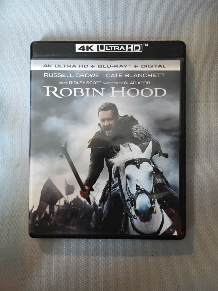Robin Hood 4k + Bluray 