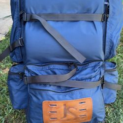 Vintage JANSPORT External Frame Hippie Hiking Camping Backpack