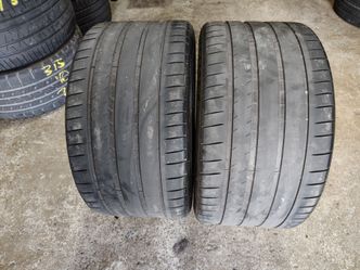 315/30ZR21 MICHELIN PILOT SPORT 4S PAIR OF TIRES