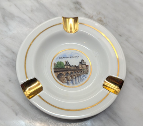 Vintage Limoges Ashtray French CHATELLERAULT 4"