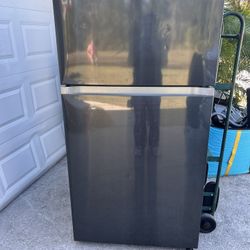 Samsung 30 inch Top And Bottom Black Stainless 30 With Ice Maker