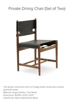 Private Dining Chair