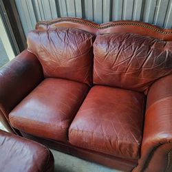 Nice Leather Love Seat