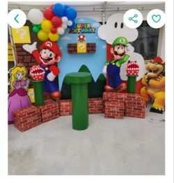 Mario Party Backdrops/ Props