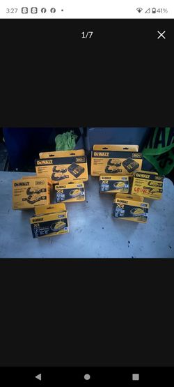 DeWalt combo 20V Battery and Charger Kits