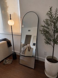 Arched Full Length Floor Mirror