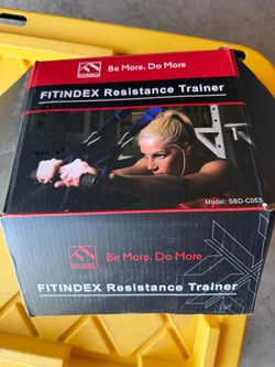Brand New Fitindex Resistance System Straps -new with box and hardware.
