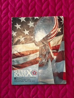 Super Bowl 10 Dallas Cowboys  Rare!