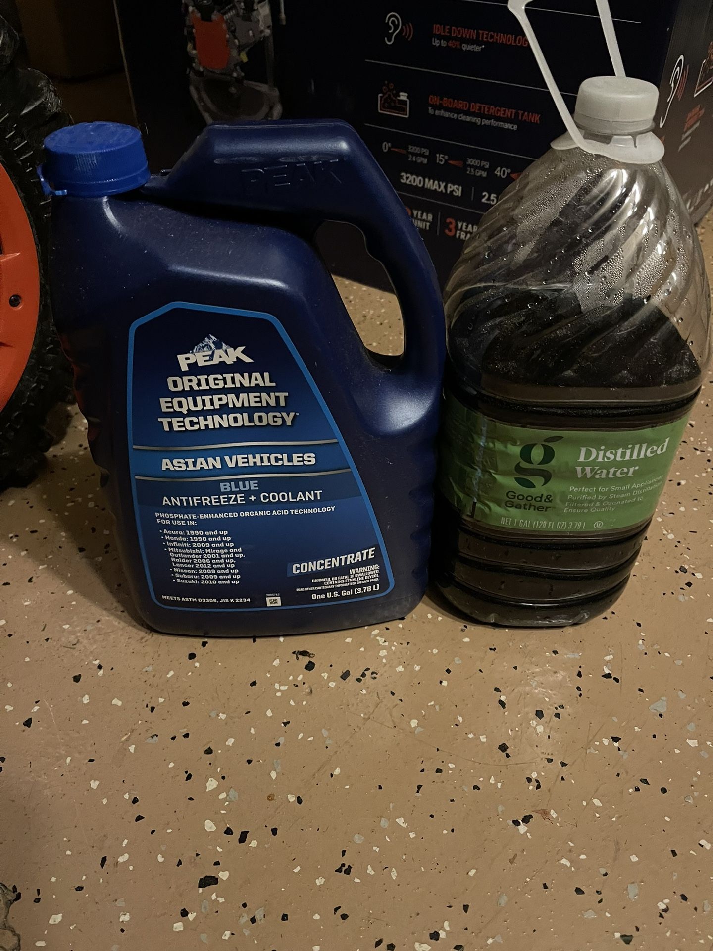 Asian Vehicles Concentrate Blue Antifreeze
