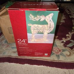Lighted Reindeer 24 Inch 
