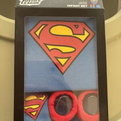 Brand New DC Comics Baby Boys Superman (0-6M)
