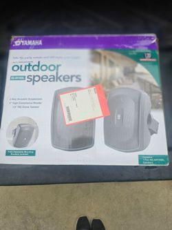 Outdoor speakers