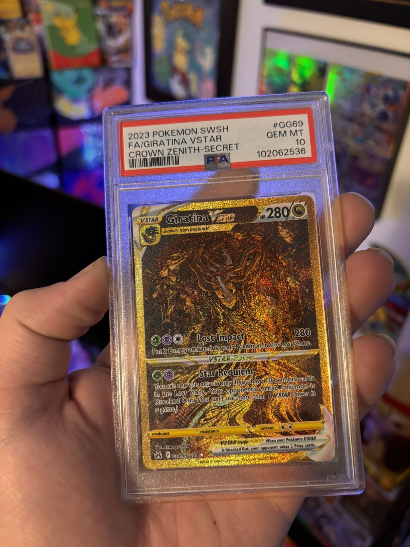 Psa 10 Giratina From Crown Zenith