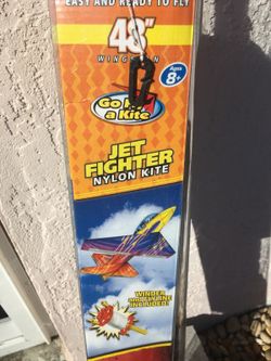 48" wingspan jet fighter nylon kite