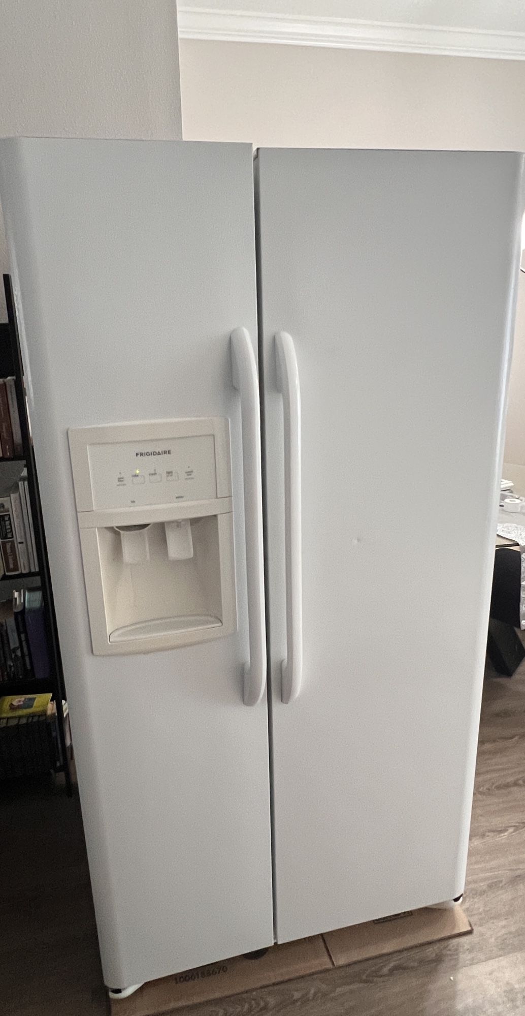 Used Frigidaire 26-cu ft Side-by-Side Refrigerator with Ice Maker, Water