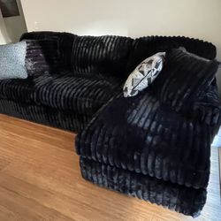 Black Sectional 