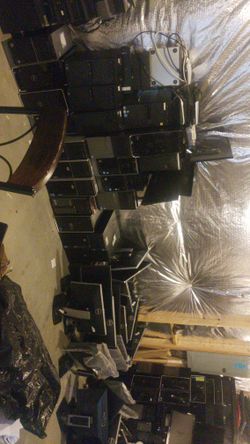 DELL, HP AND LENOVO DESKTOPS INTEL CORE CORE i7s i5s, i3s and core 2 duos with 21 widescreen monitors