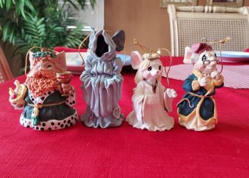 House Of Lloyd Ghostmice Of Christmas Ornaments 