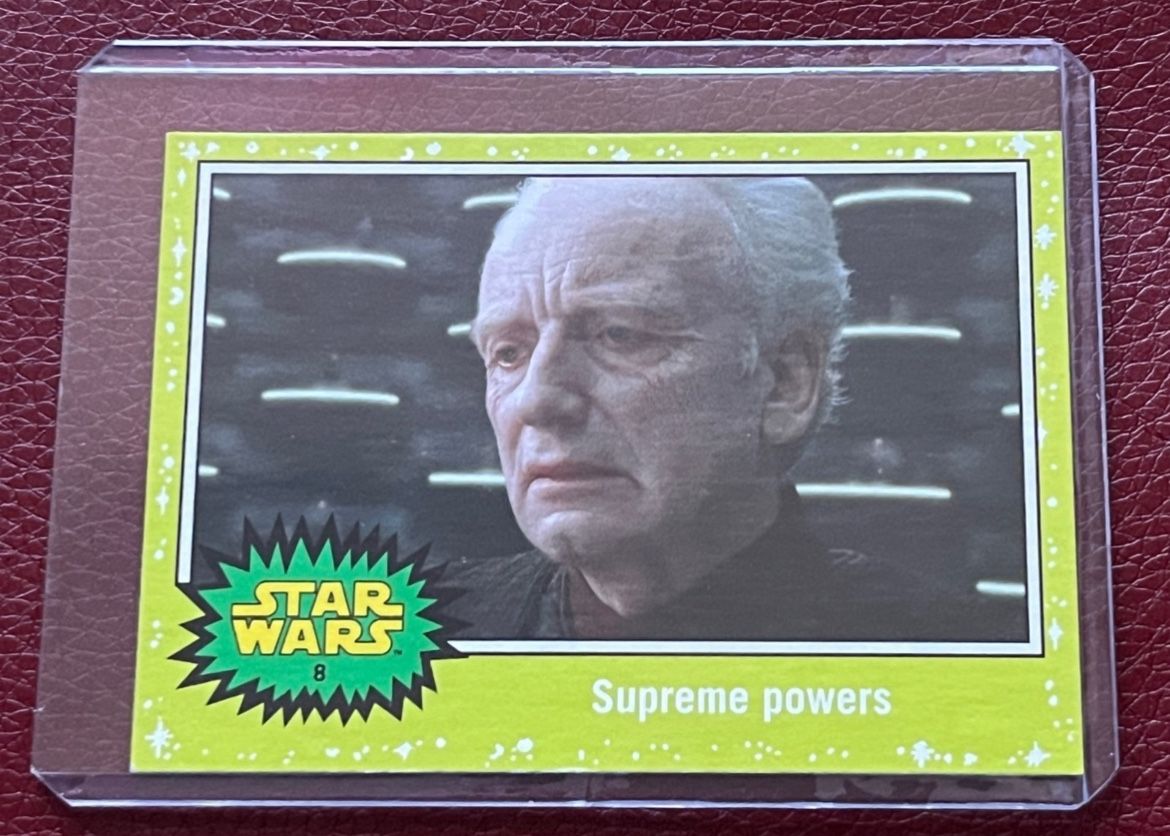 2015 Star Wars Journey To The Force Awakens Green Starfield #8 Supreme powers