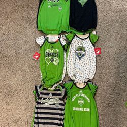 Seattle Sounders Toddler Girl Outfits