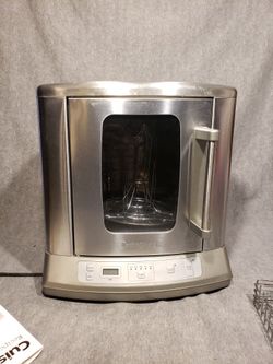 Cuisinart Stainless Steel 850 WATT Vertical Countertop Rotisserie Oven CVR-1000