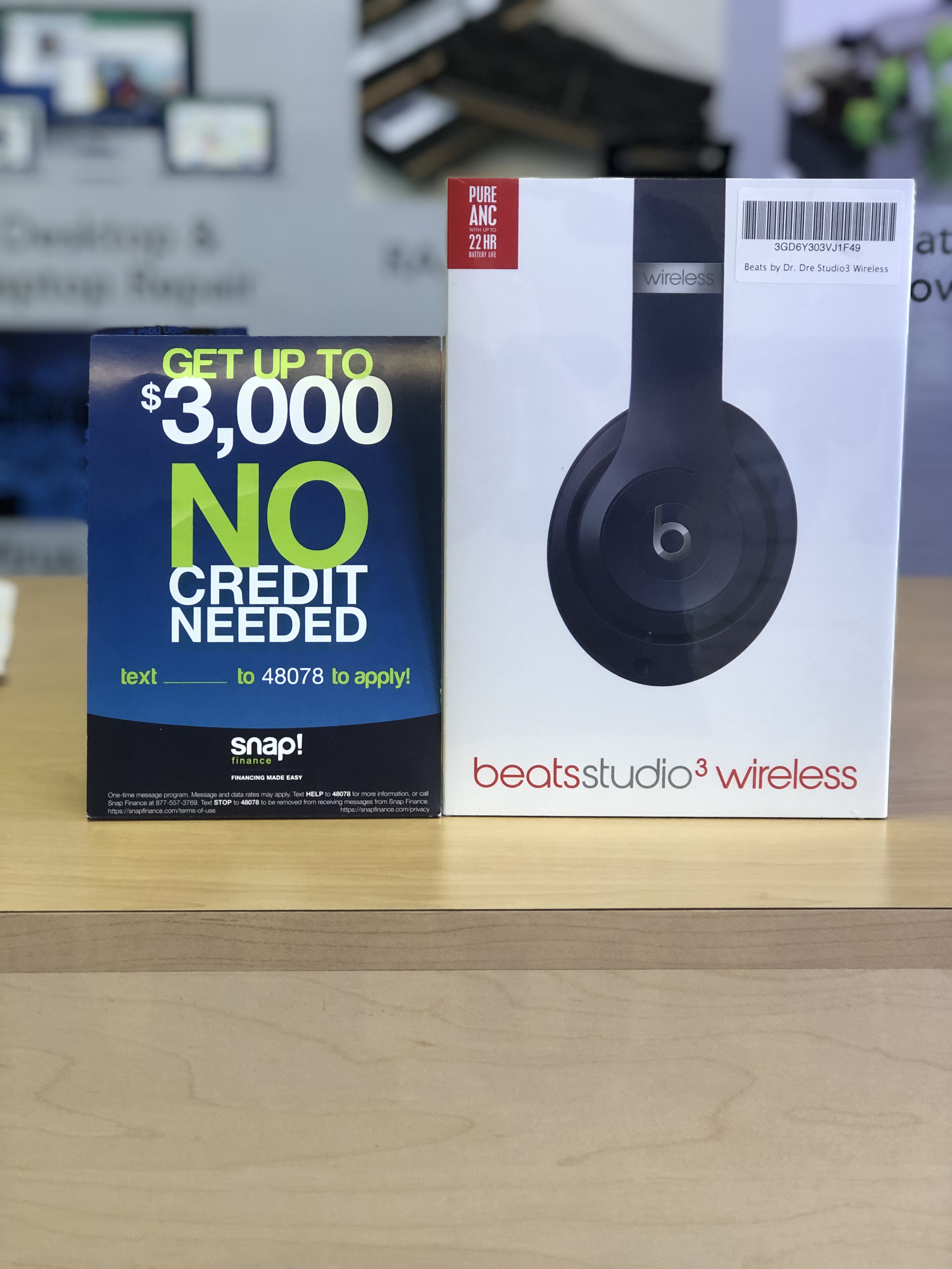 Beats Studio 3 Wireless Headphone (No Credit Needed!!) As low as 39$ down today!