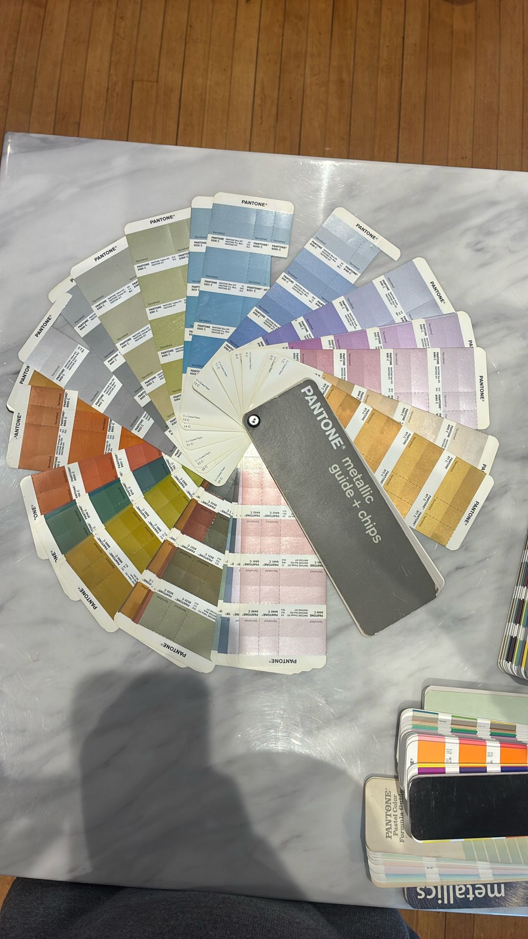 Pantone Metallic guide + chips