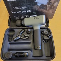 20 Speed Muscle Massage Gun, Quiet Deep Tissue Massage Gun for Athletes Percussion Massager Handheld for Soreness New 