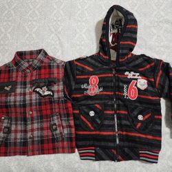 Toddlers WOOLEN VEST AND HOODY