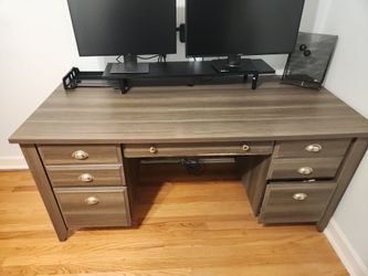 3-Piece Matching Executive Home Office Furniture Set (Desk, Bookshelf, Organizer)