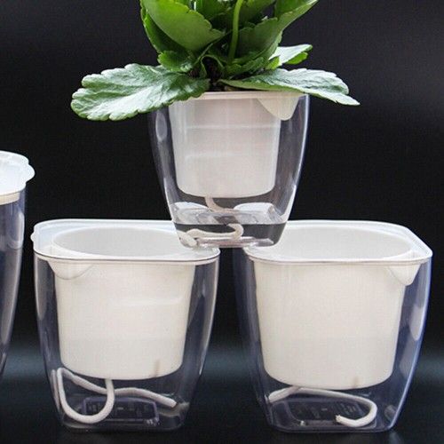 Self Watering Plant Pot/ Plant Planter/ Flower Pot Patio Garden