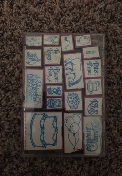Party stamp set. Inkadinkado
