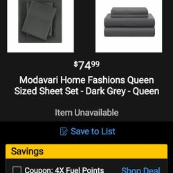 Modavari Home Fashions Queen Sized Sheet Set 