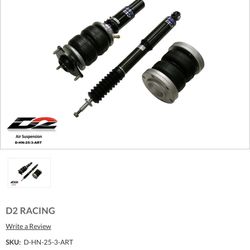 D2 Bags Air Struts 2016-2021 Civic Sedans 