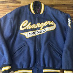 Vintage San Diego Chargers Varsity Jacket Size Large
