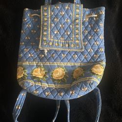 Vera Bradley Rare Floral and bee Backpack 
