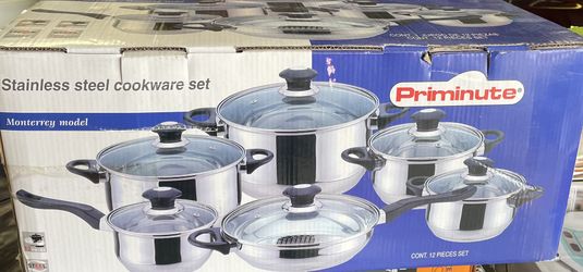 12-piece Stainless Steel Cookware Set