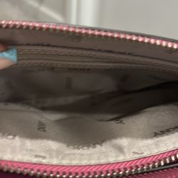 pink DKNY purse