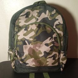 Small Size Camo Backpack Clean Good Condition 