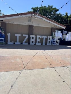 Marquee letters