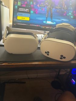 Two Meta Quest VR Headsets