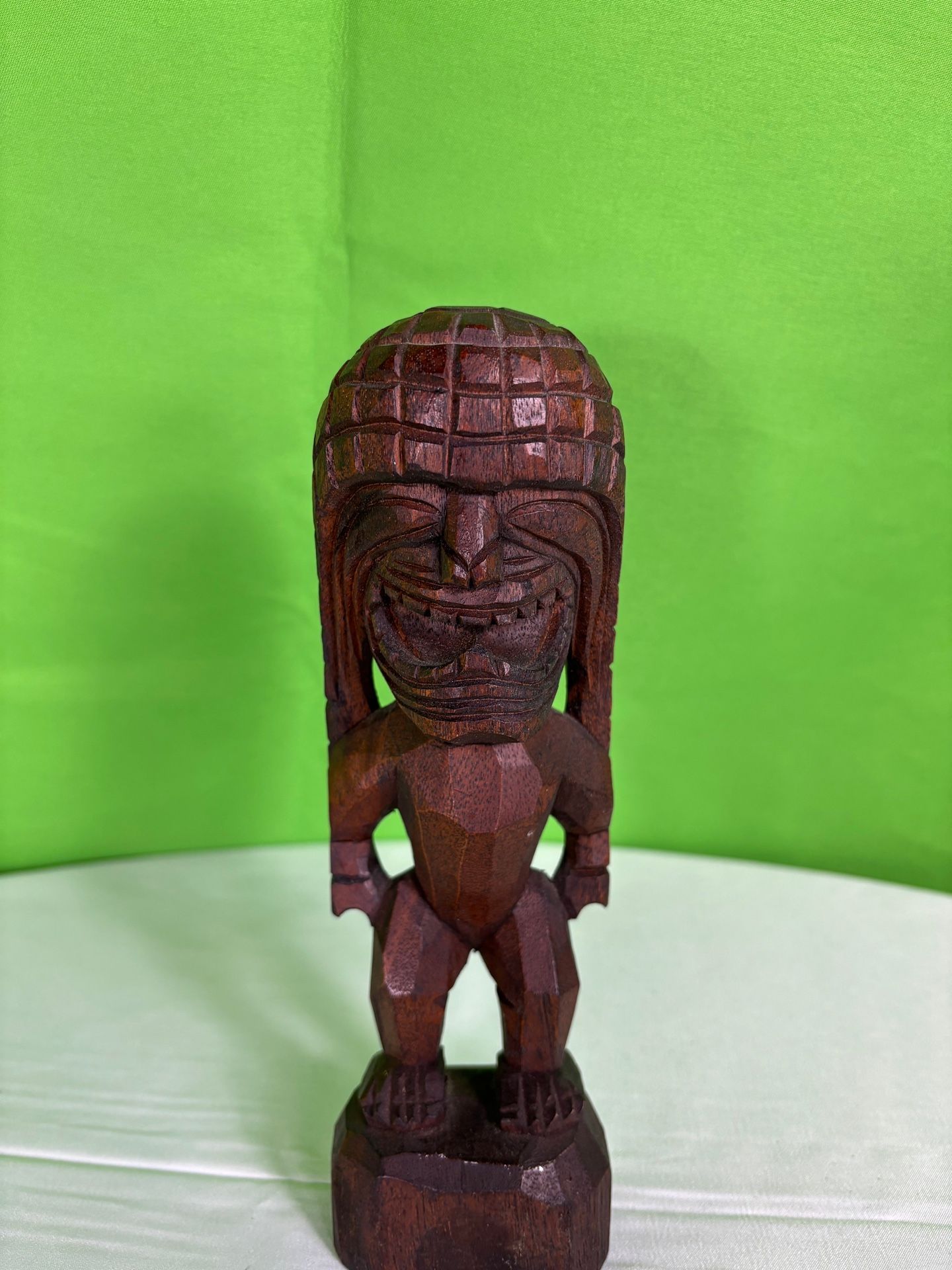 Carved Vintage Wooden Tribal Figure