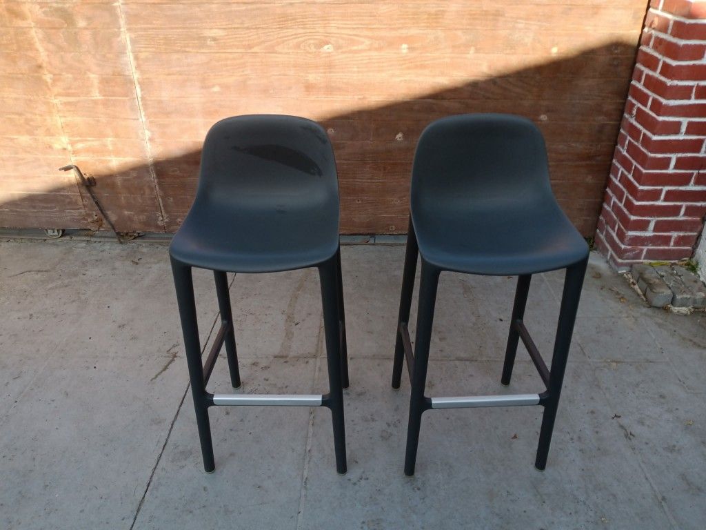 Used Emeco Broom Stools
