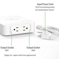 120V to 100V Voltage Converter 500watts Step Down toroidal Voltage Converter for Japan appliances Used in US［CE, CQC Certified］