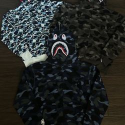 Bape Zip Ups 