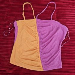 Women's Cute 2 Tone Tank SIZE L