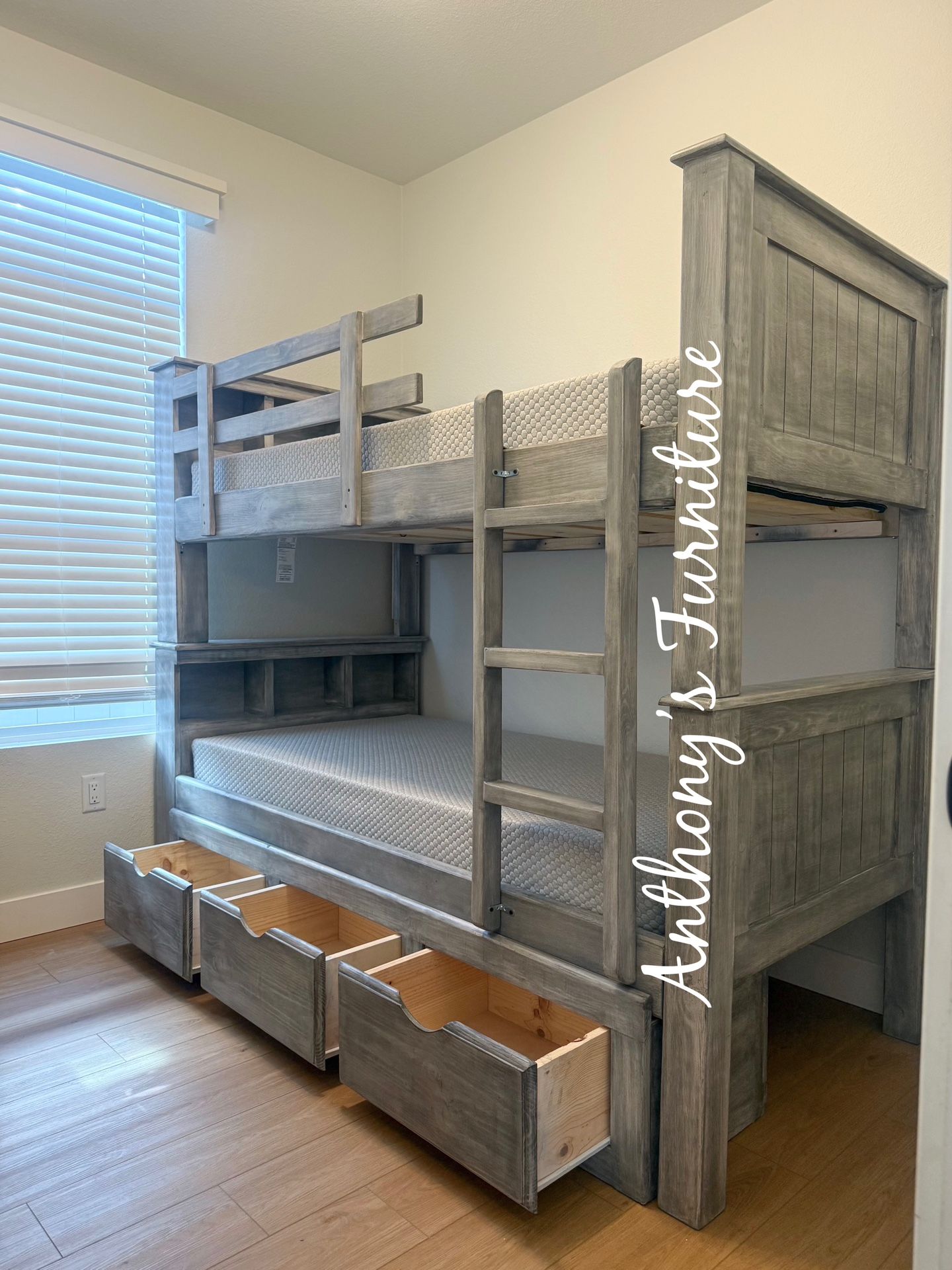 Twin Bunk Bed And Mattress With Drawers